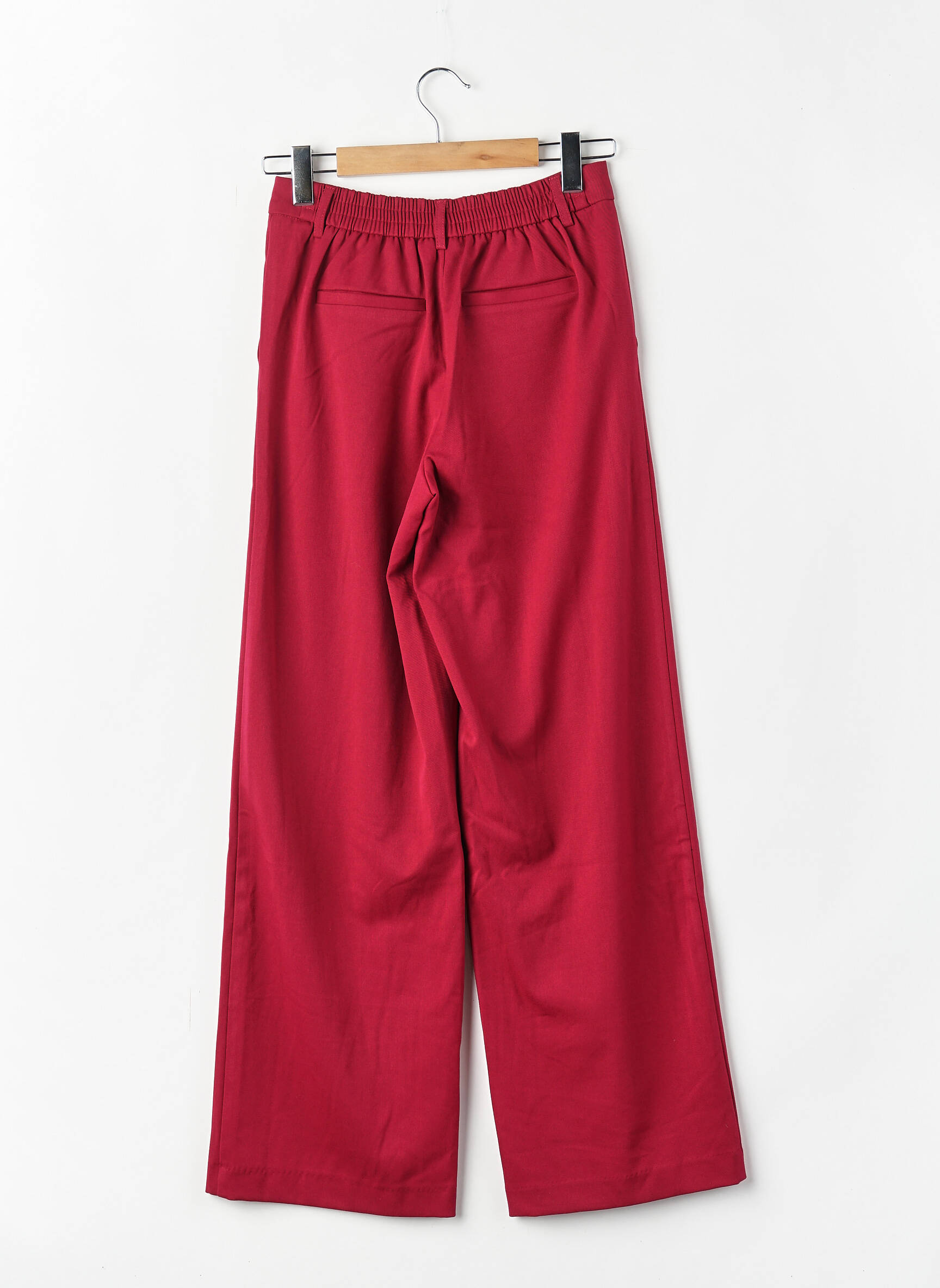 Pantalon large coupe large rouge VILA femme