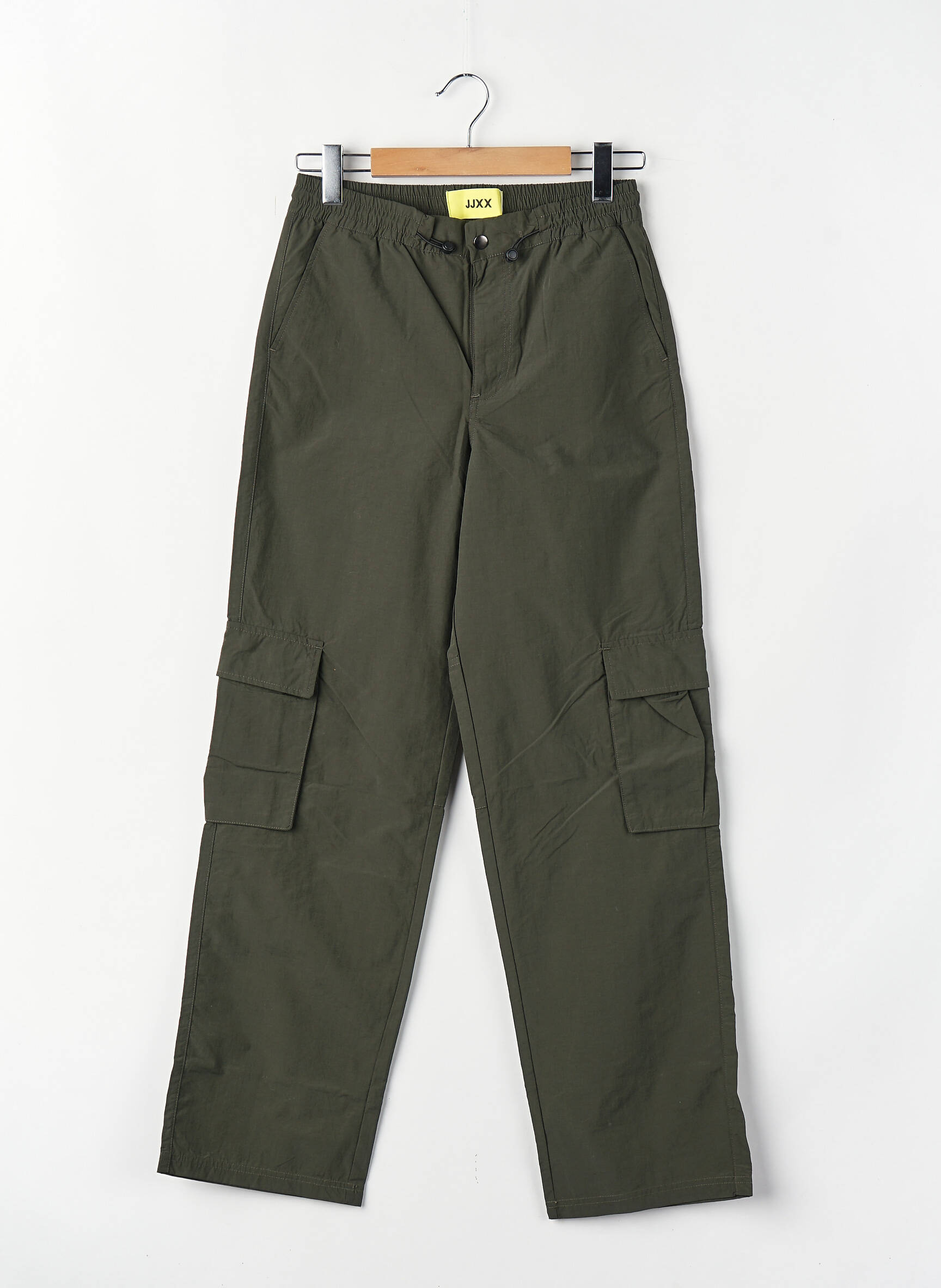 Pantalon cargo taille normale taille normale vert JJXX femme