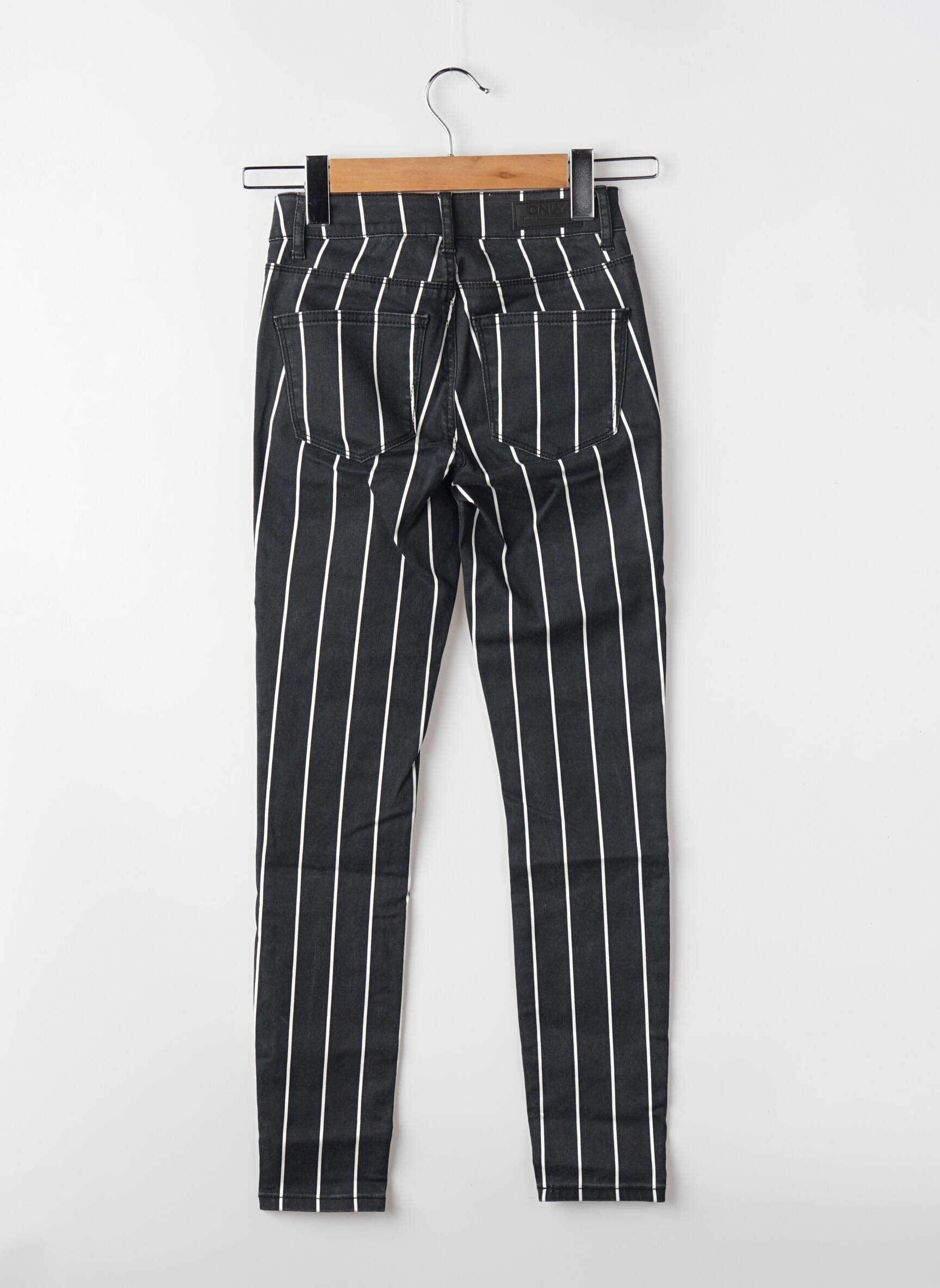Jeans coupe slim noir ONLY femme