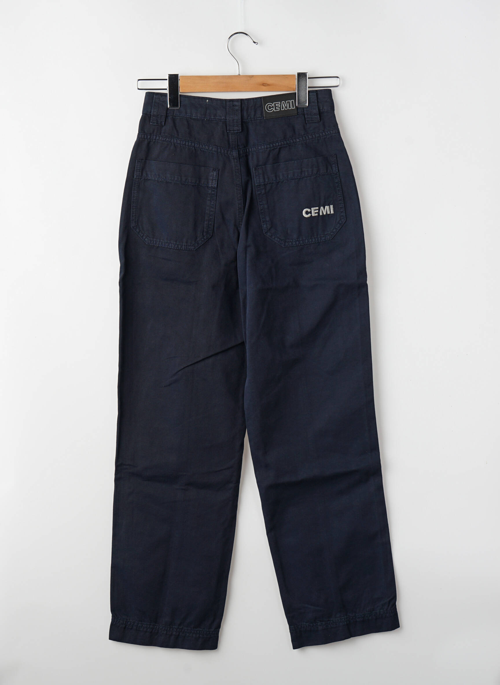Pantalon cargo bleu CEMI femme