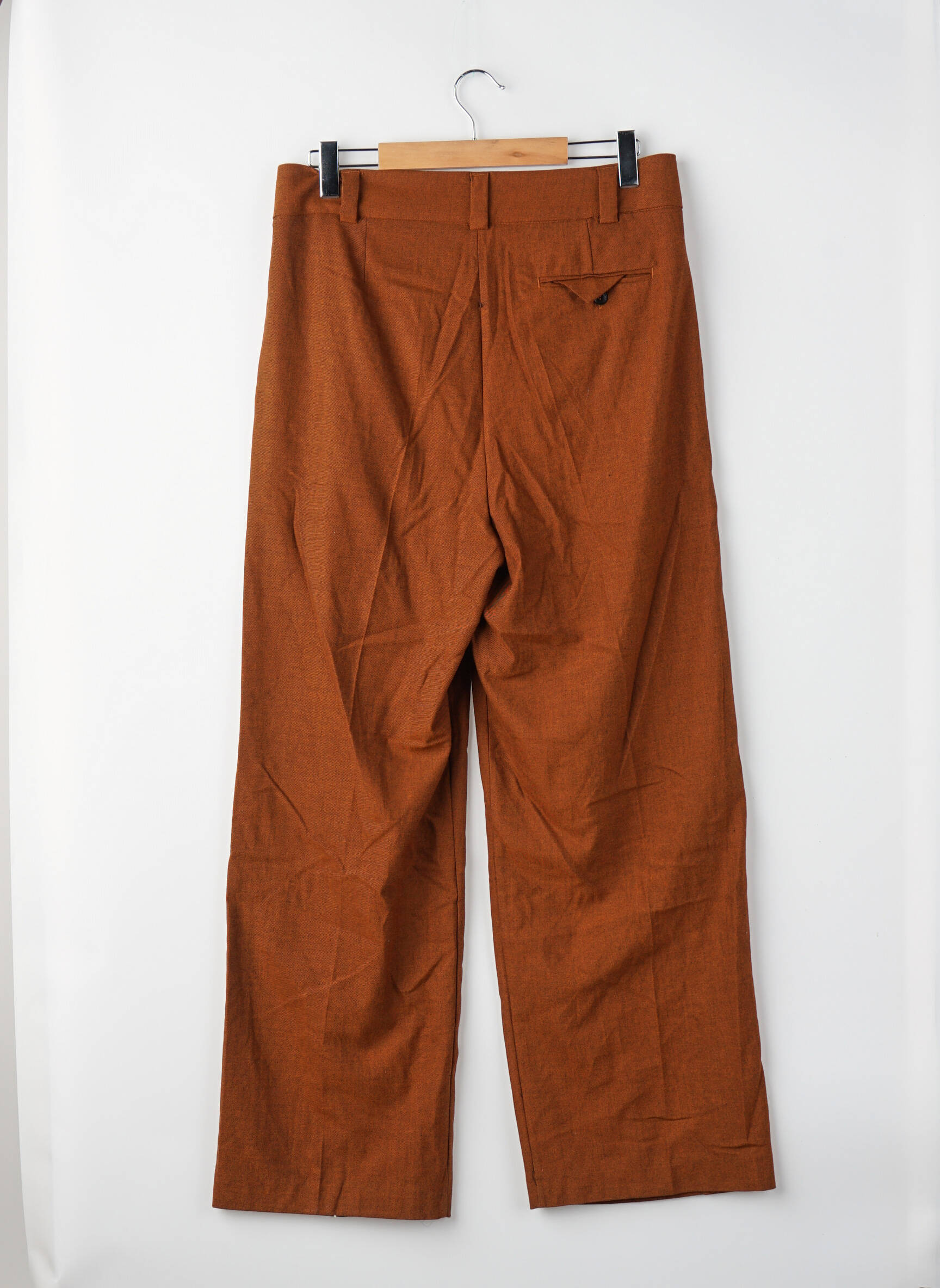 Pantalon large marron YUGEN femme
