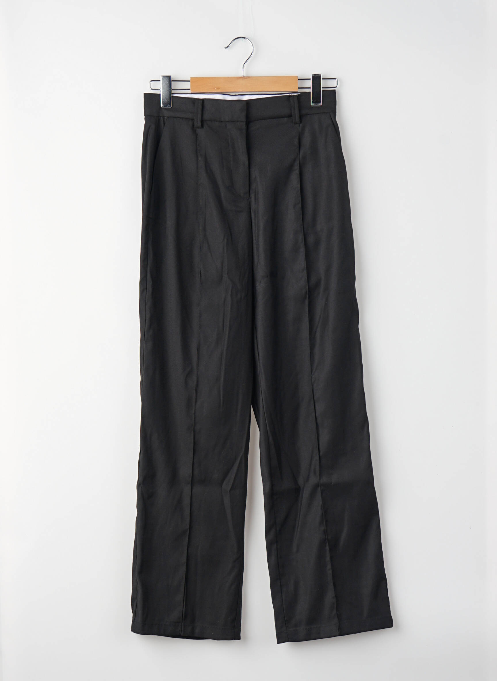 Pantalon droit taille normale taille normale noir VERO MODA femme