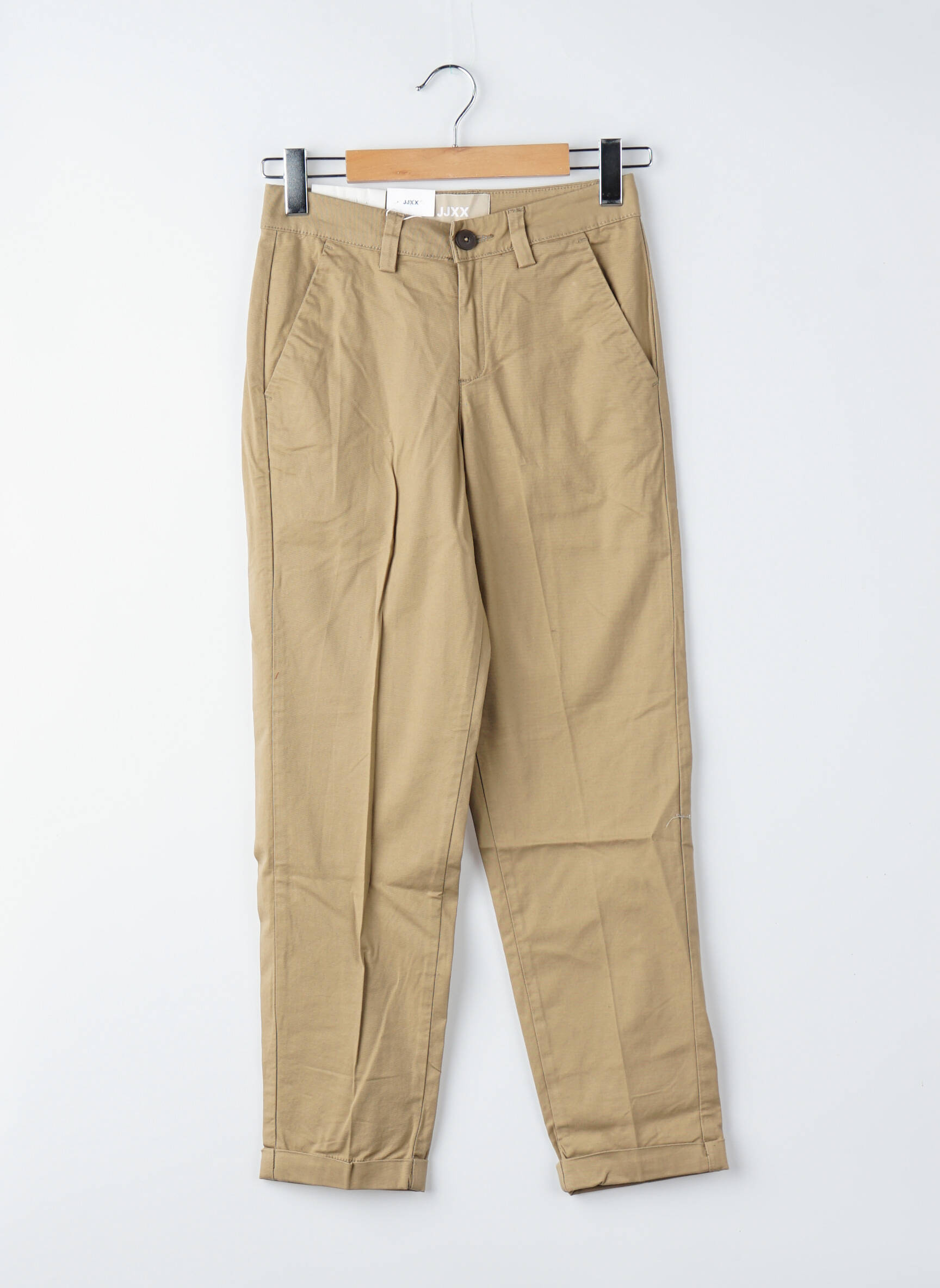 Pantalon chino beige JJXX femme