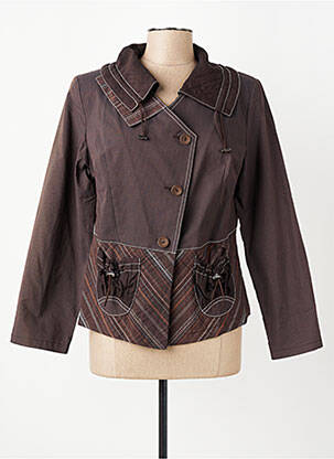 Veste casual marron MULTIPLES femme