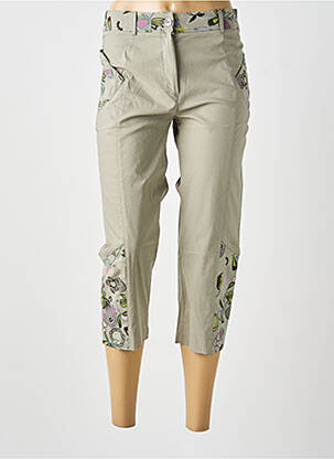 Pantalon 7/8 vert MULTIPLES femme