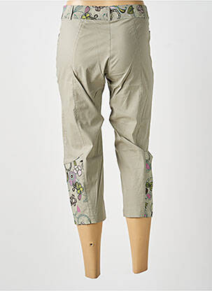 Pantalon 7/8 vert MULTIPLES femme