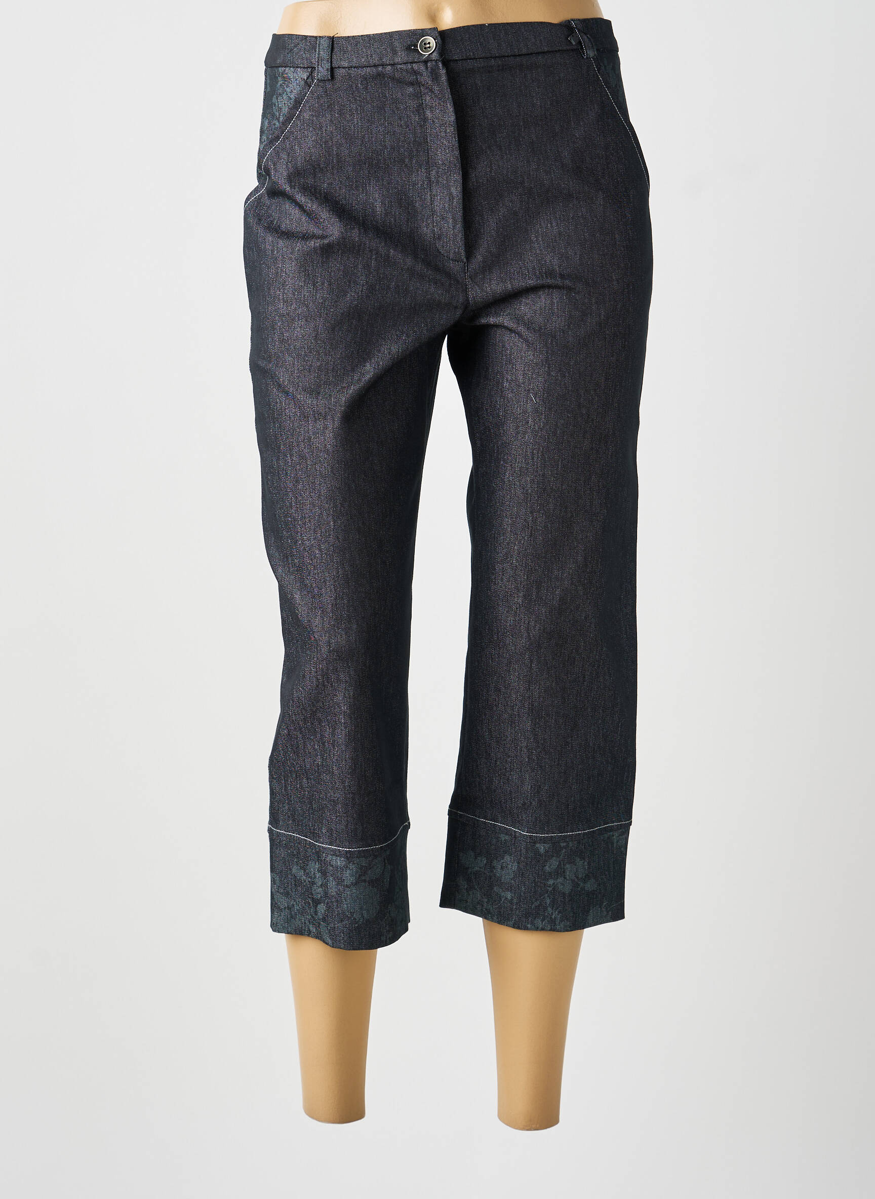 Pantalon 7/8 noir MULTIPLES femme