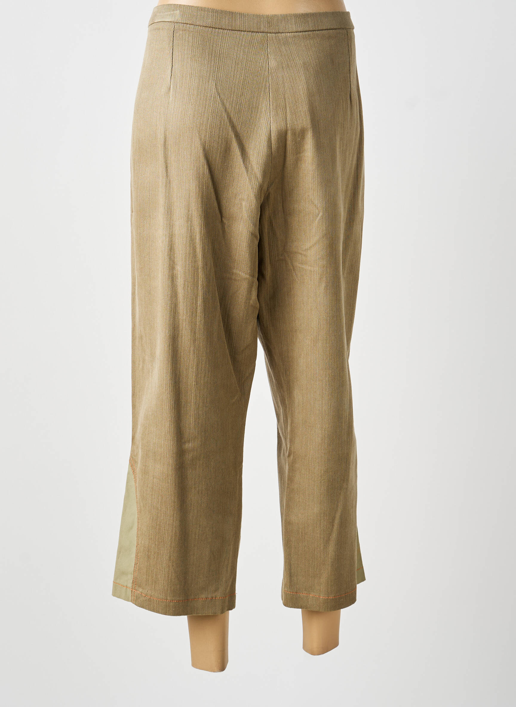 Pantalon 7/8 kaki MULTIPLES femme