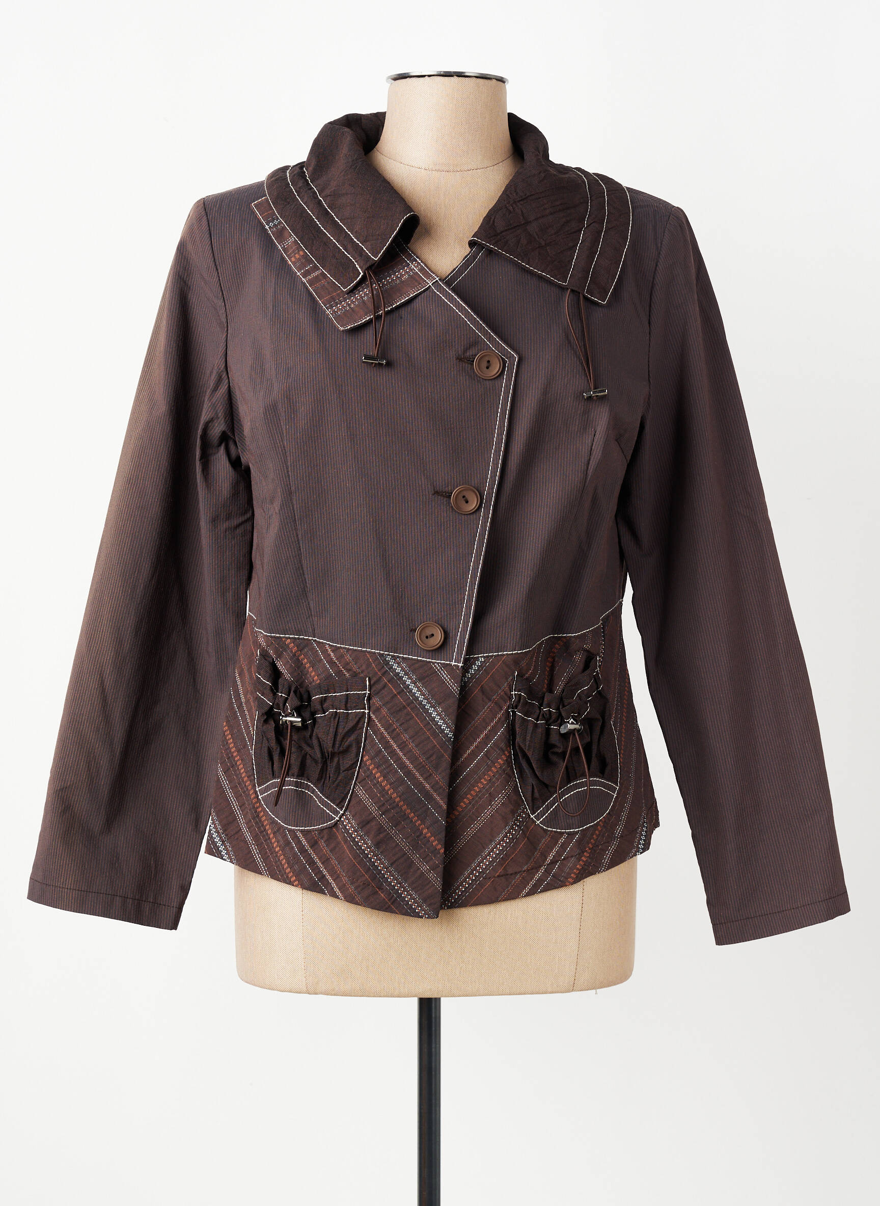 Veste casual marron MULTIPLES femme
