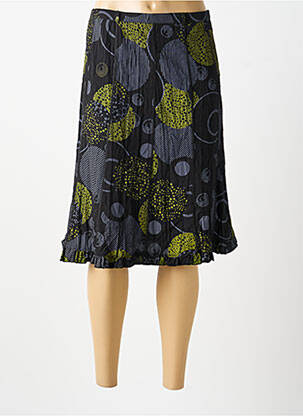 Jupe mi-longue vert MULTIPLES femme