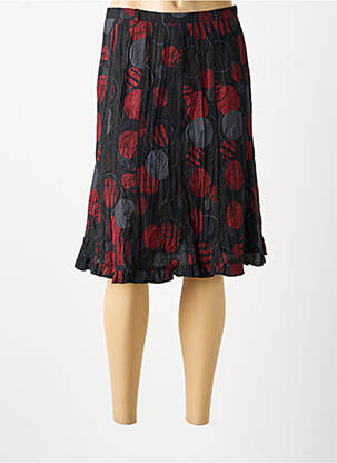 Jupe mi-longue noir MULTIPLES femme