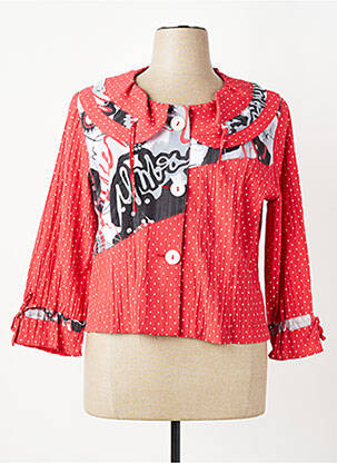 Chemisier rouge MULTIPLES femme