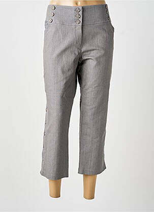 Pantalon 7/8 gris MULTIPLES femme