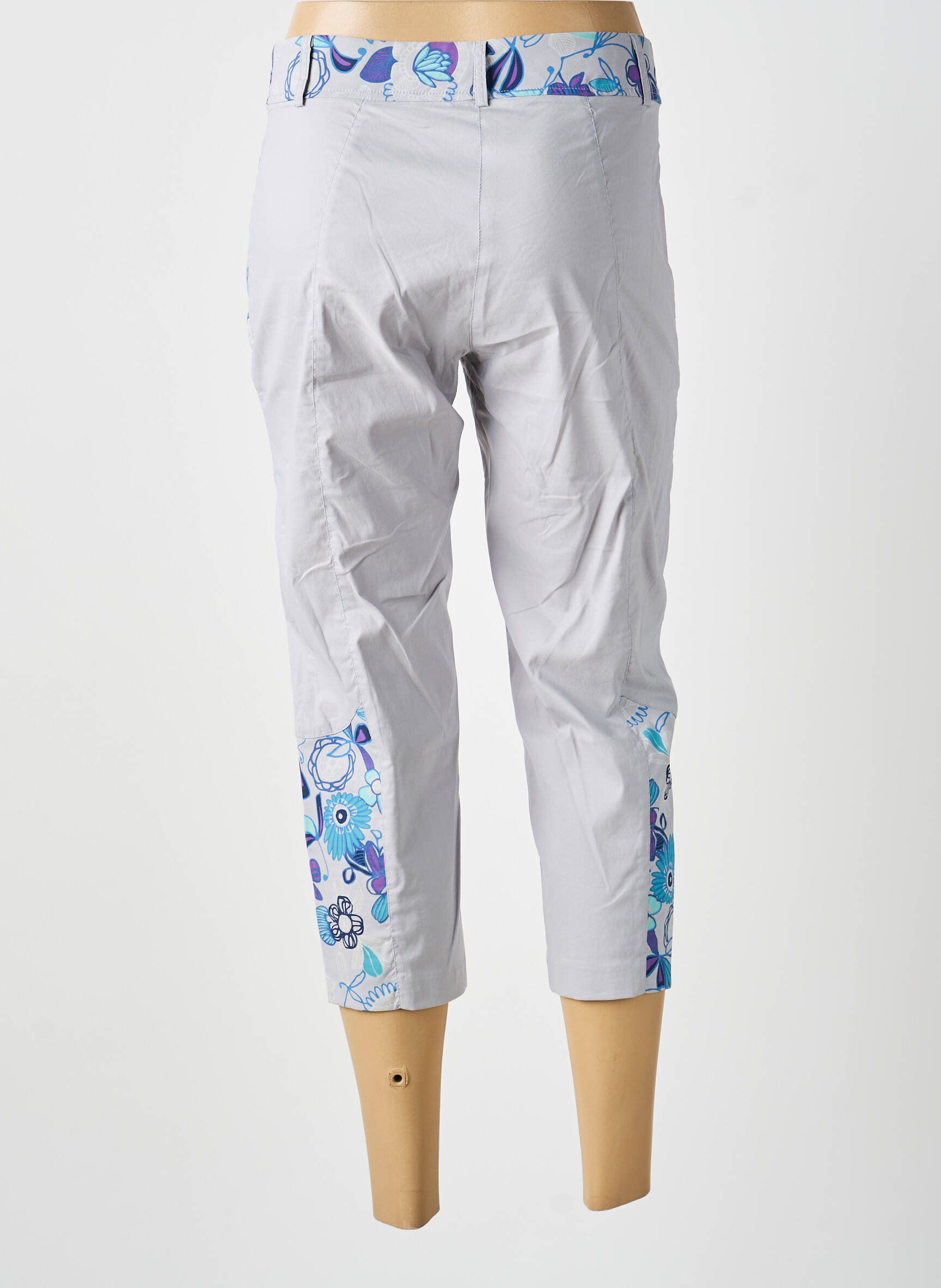 Pantalon 7/8 gris MULTIPLES femme