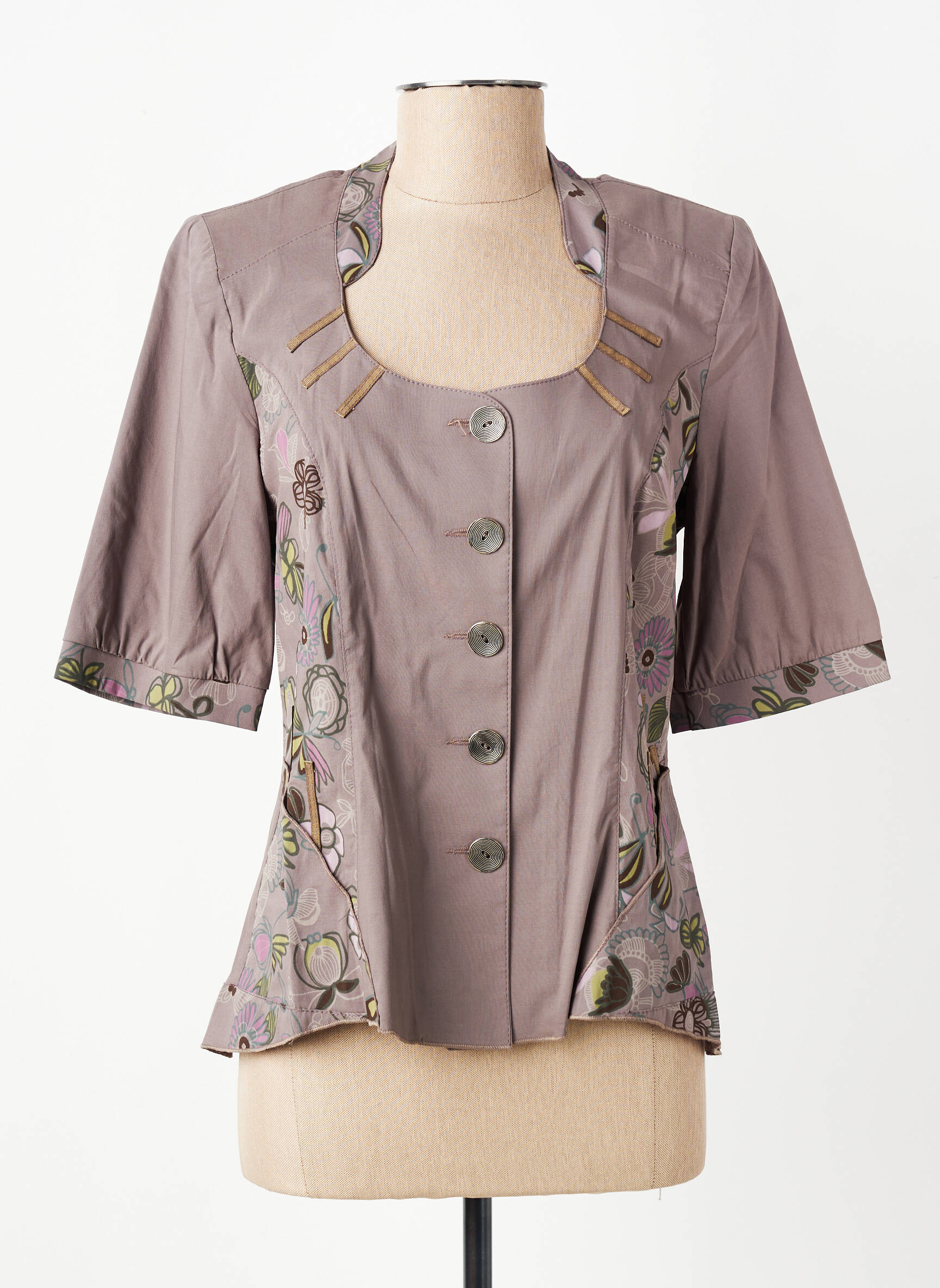 Veste casual gris MULTIPLES femme