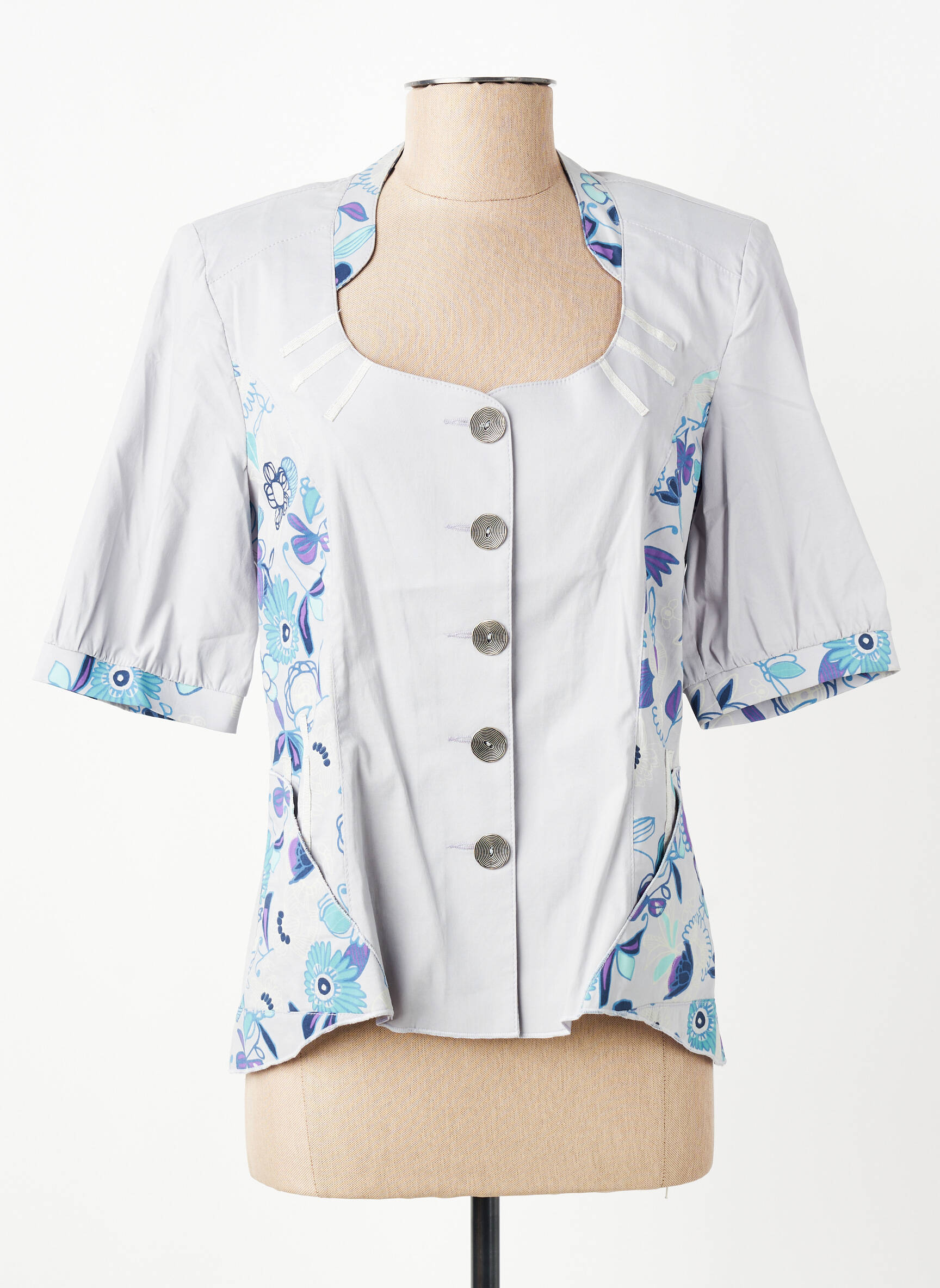 Veste casual gris MULTIPLES femme