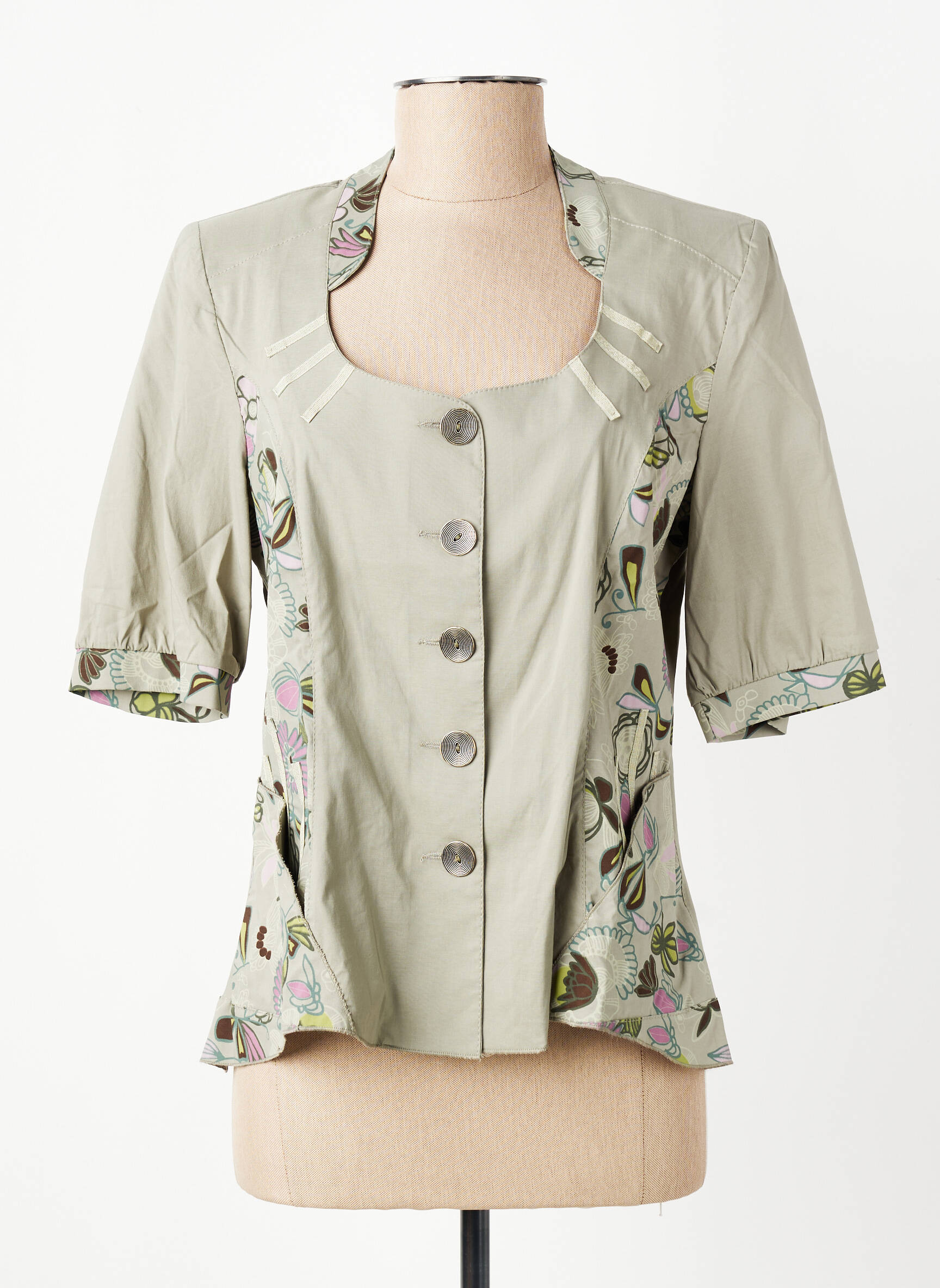 Veste casual vert MULTIPLES femme