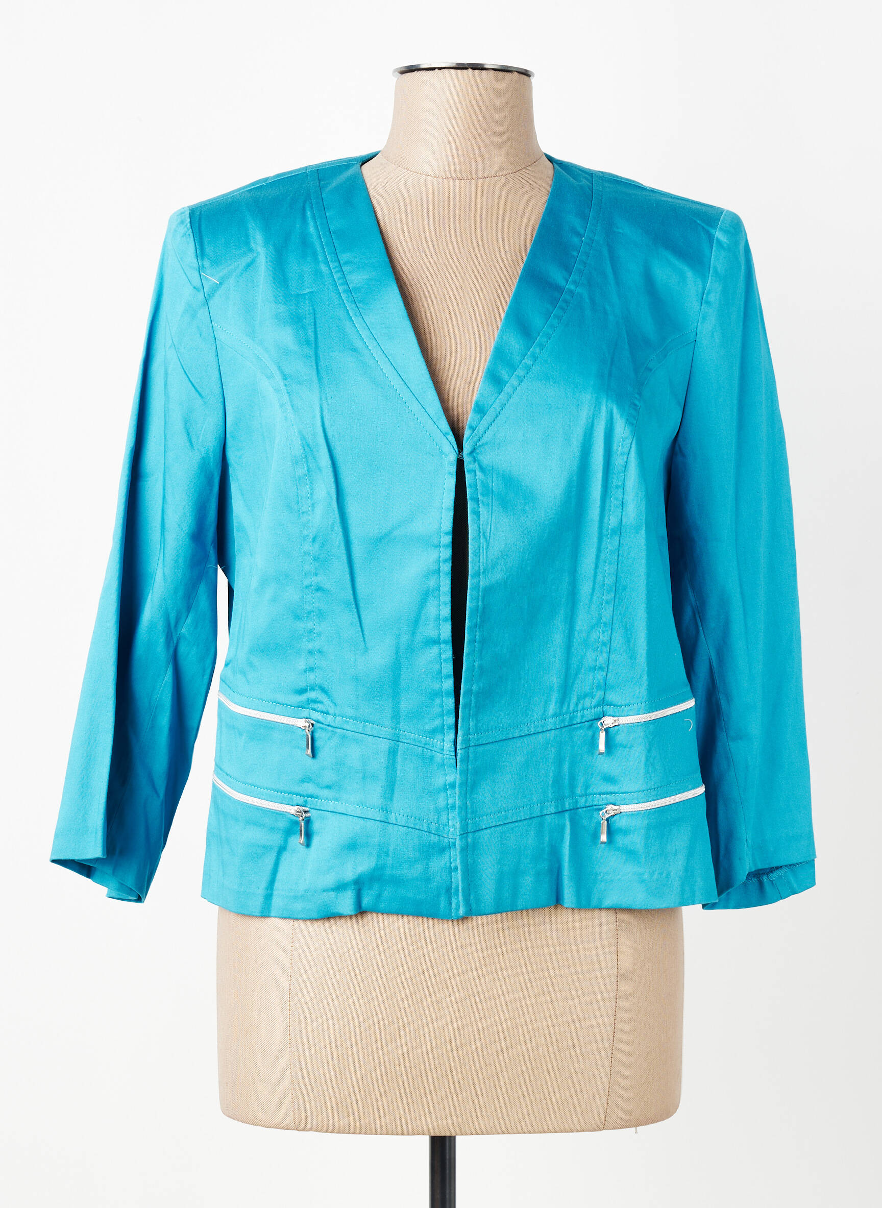 Veste casual turquoise MULTIPLES femme