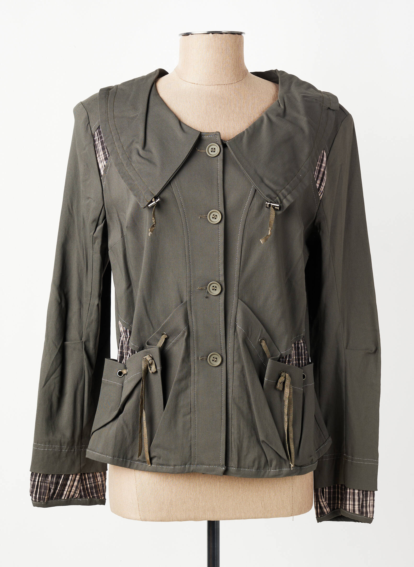 Veste casual kaki MULTIPLES femme