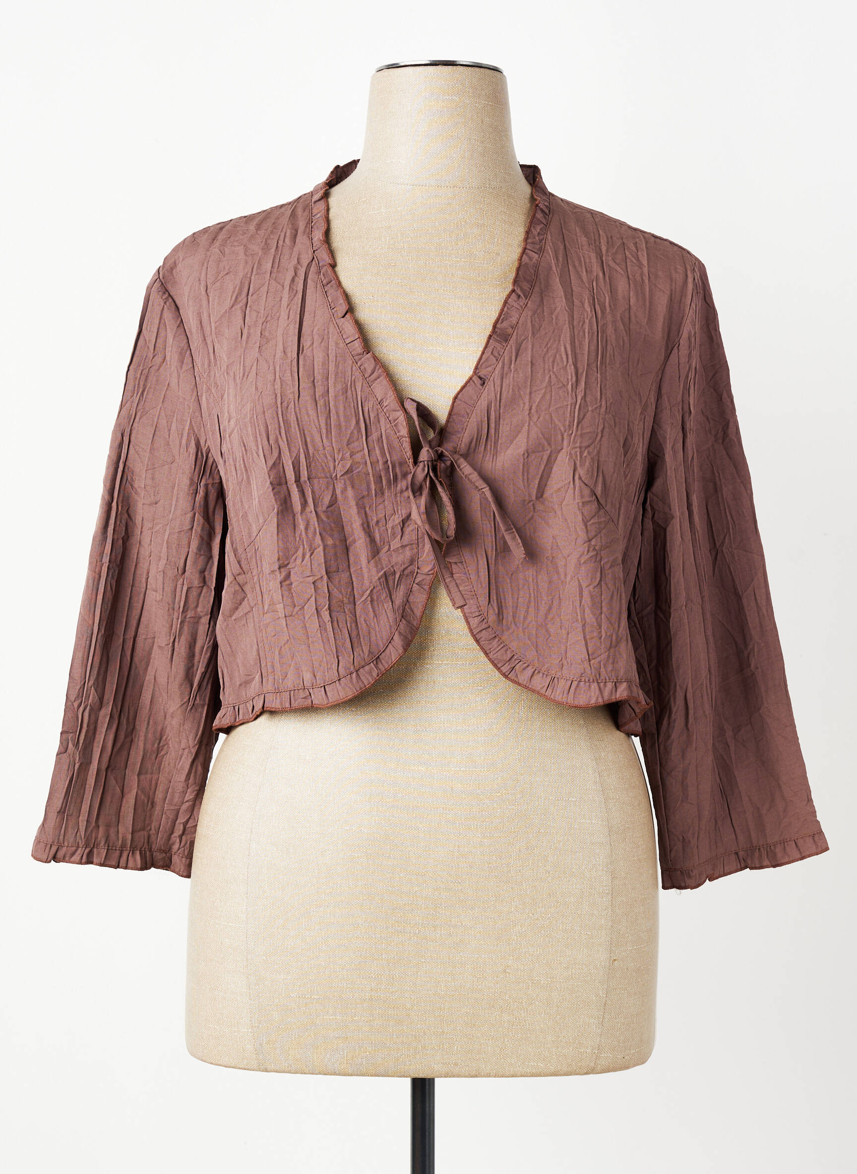 Boléro marron MULTIPLES femme