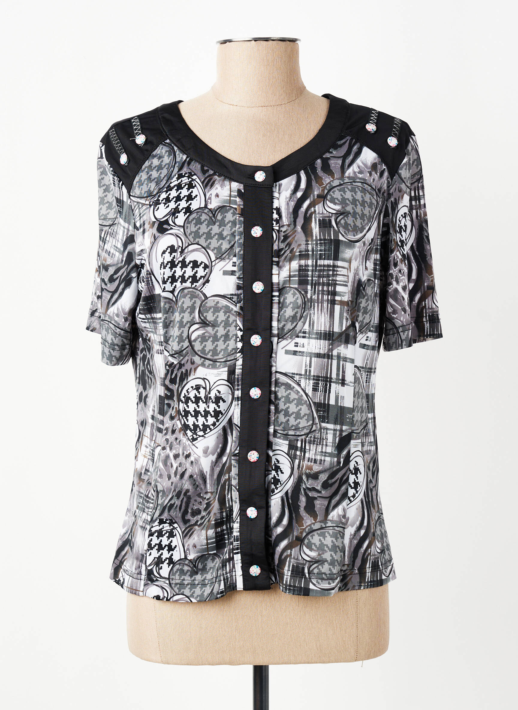 T-shirt gris MULTIPLES femme