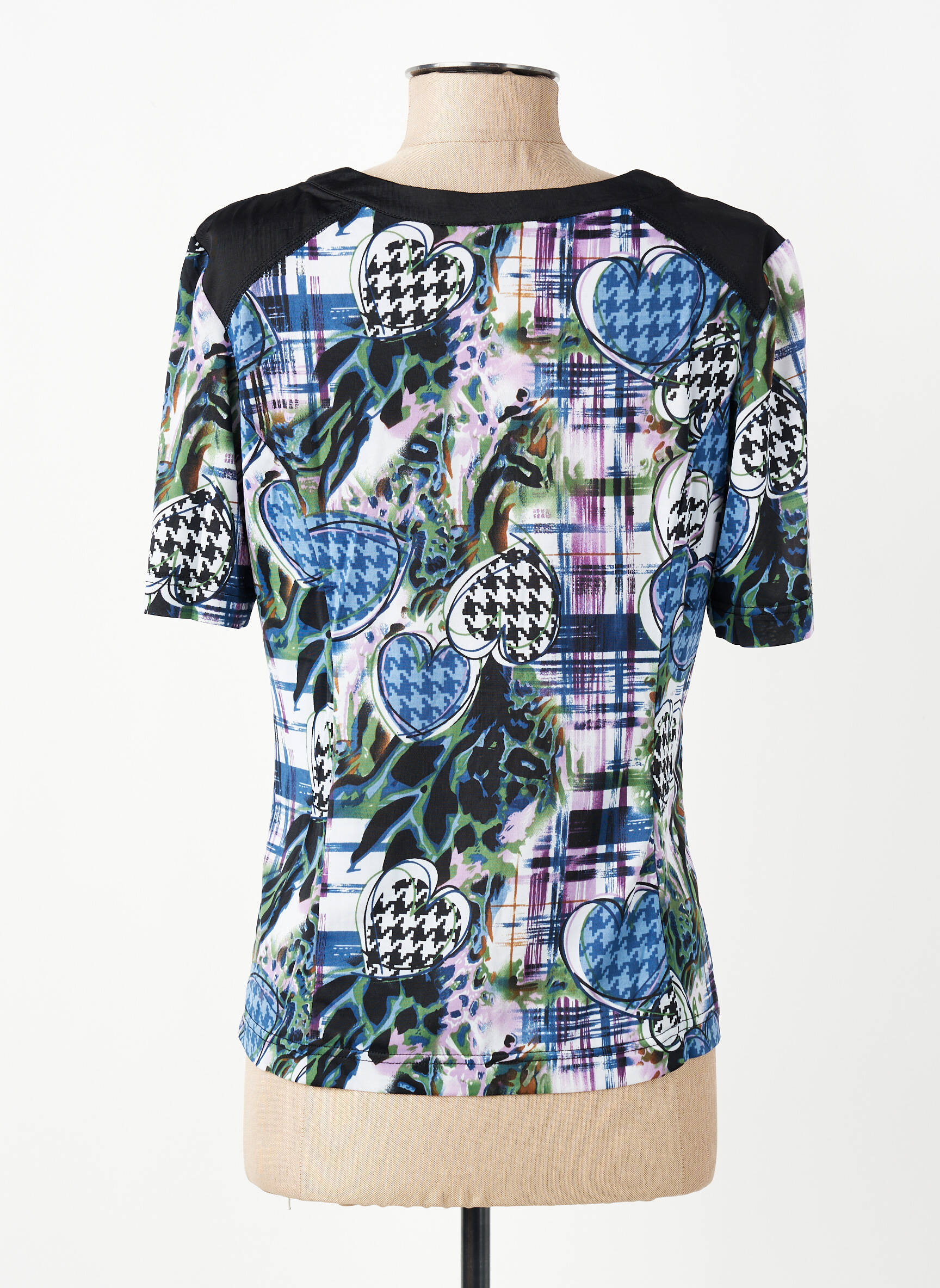 T-shirt noir MULTIPLES femme