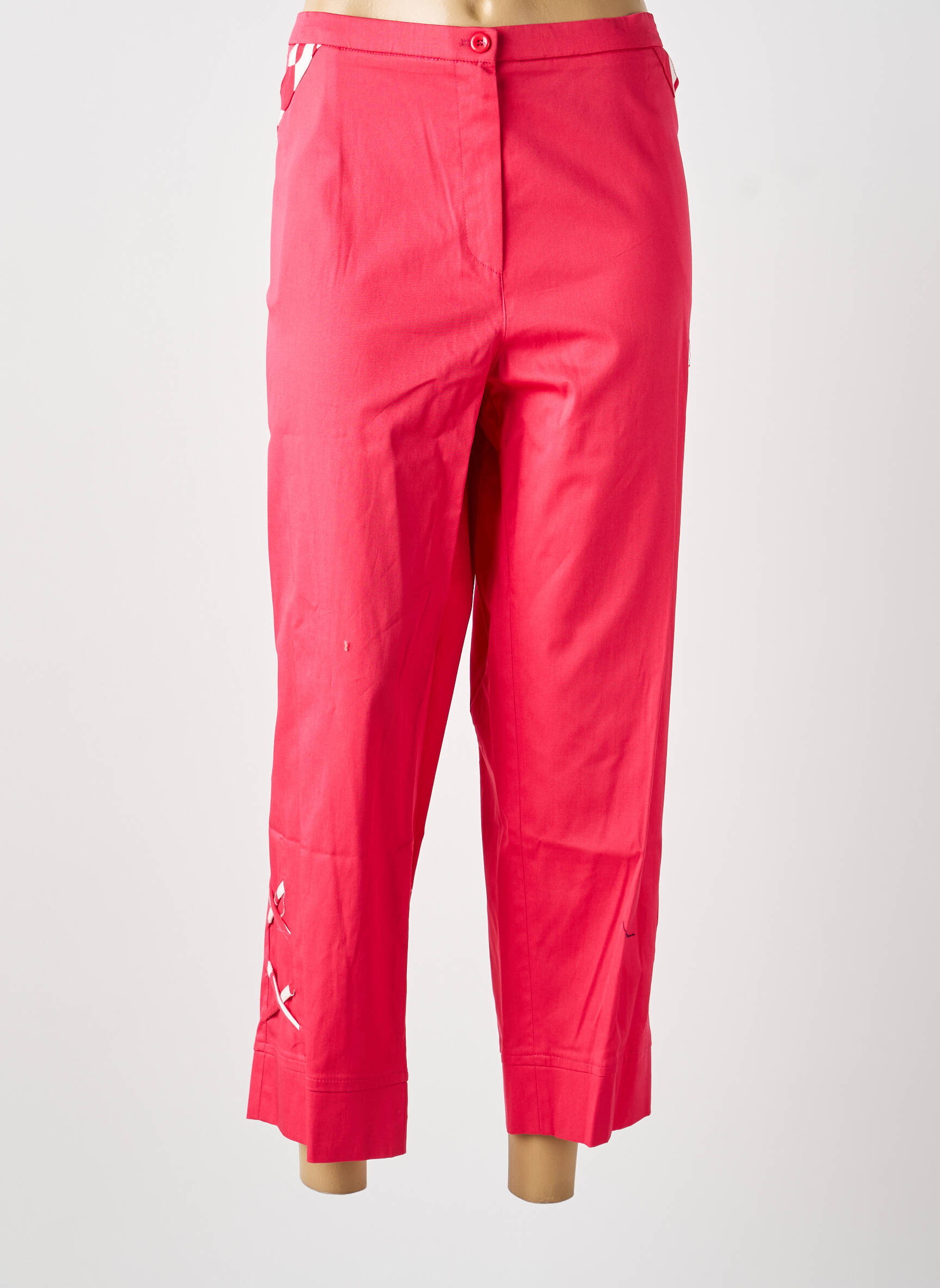 Pantalon 7/8 rose MULTIPLES femme