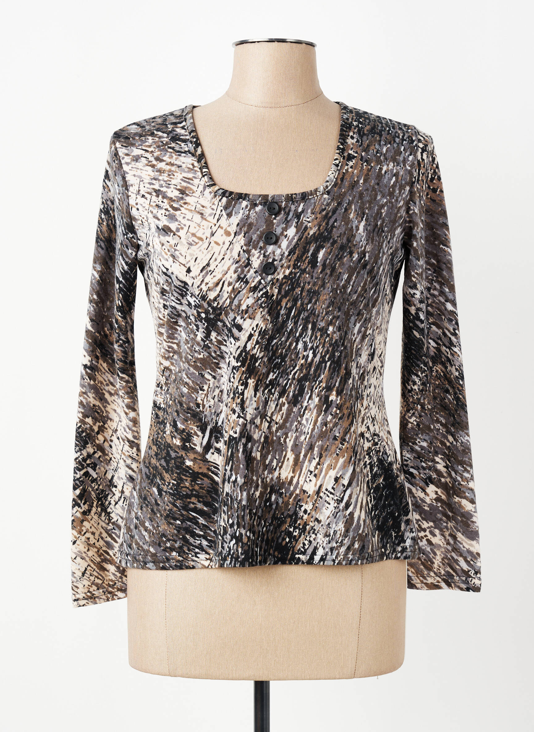T-shirt gris MULTIPLES femme