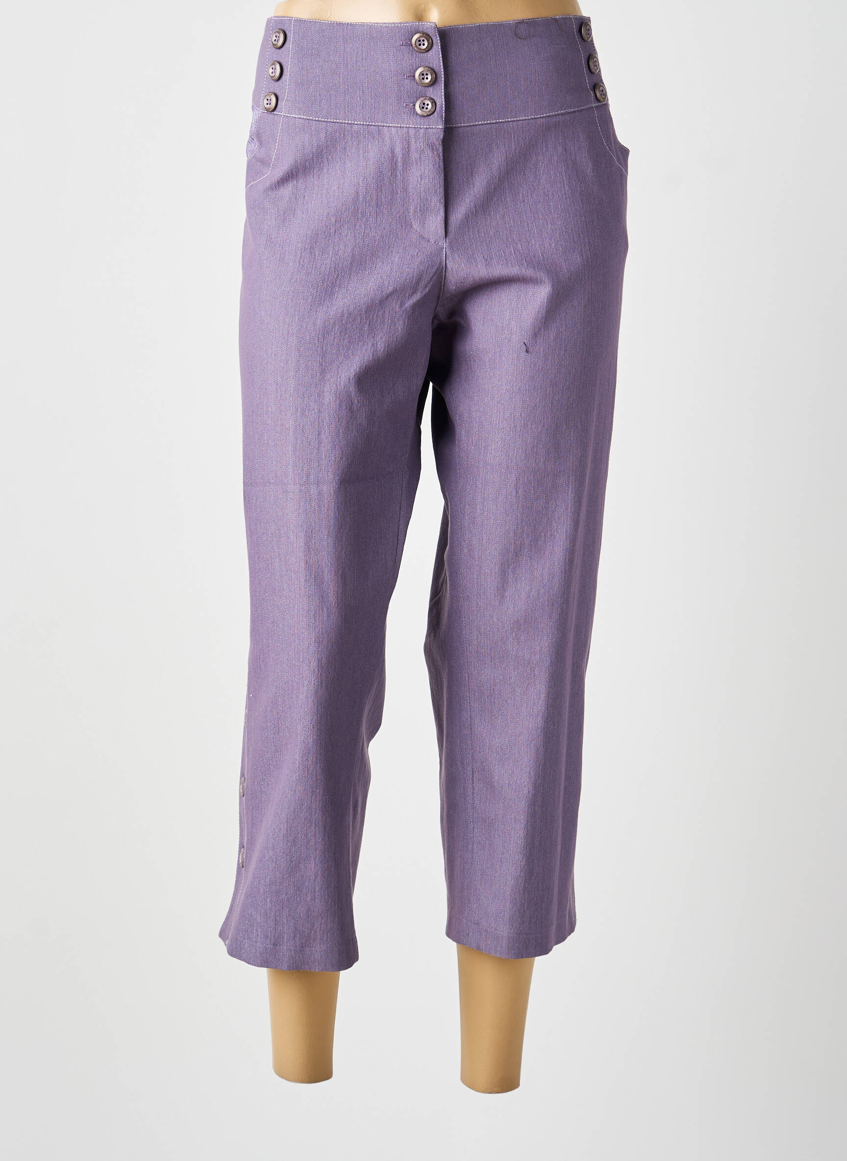 Pantalon 7/8 violet MULTIPLES femme