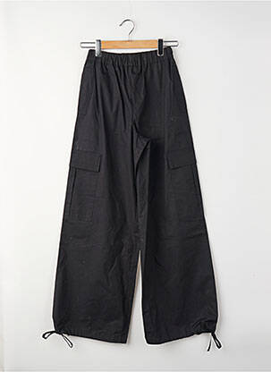 Pantalon cargo coupe cargo taille haute noir JJXX femme