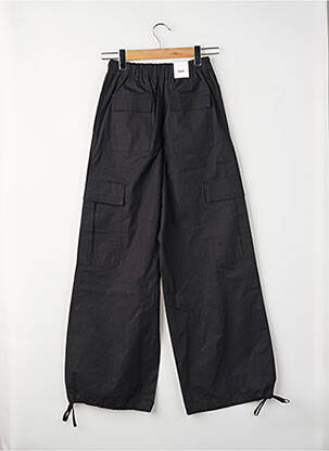 Pantalon cargo coupe cargo taille haute noir JJXX femme
