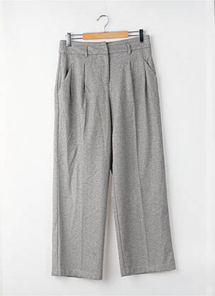 Pantalon droit taille haute taille haute gris VILA femme