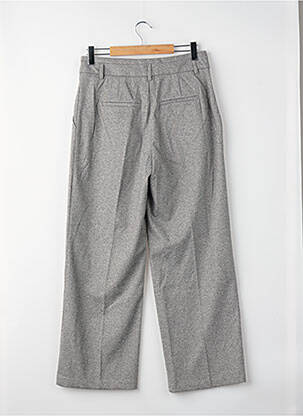 Pantalon droit taille haute taille haute gris VILA femme