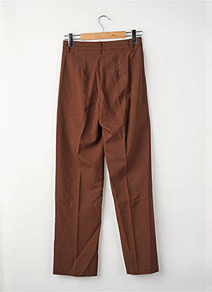 Pantalon droit marron MANGO femme