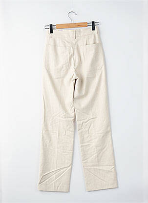 Pantalon droit beige LE FABULEUX MARCEL DE BRUXELLES femme