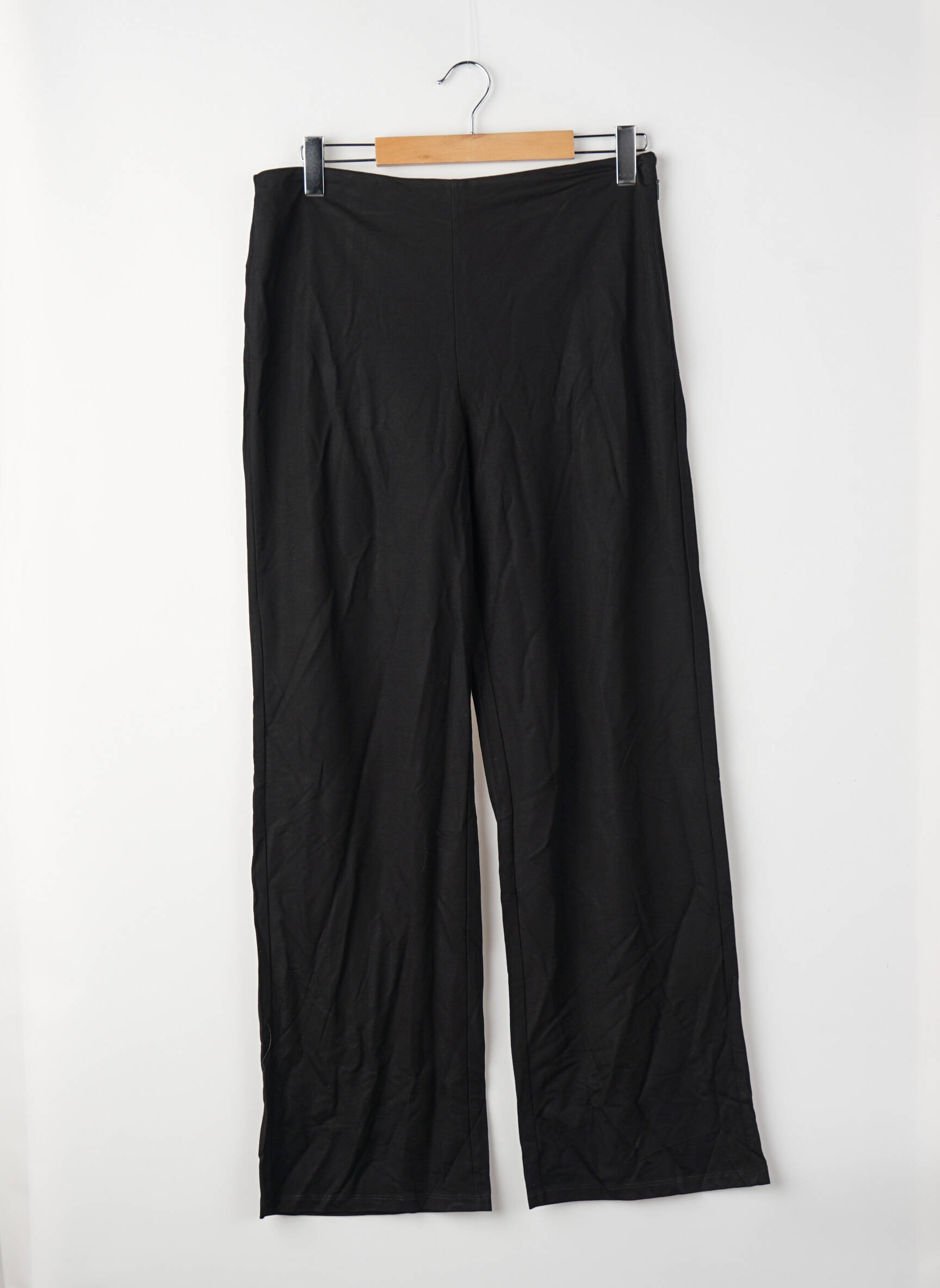 Pantalon large noir MANGO femme