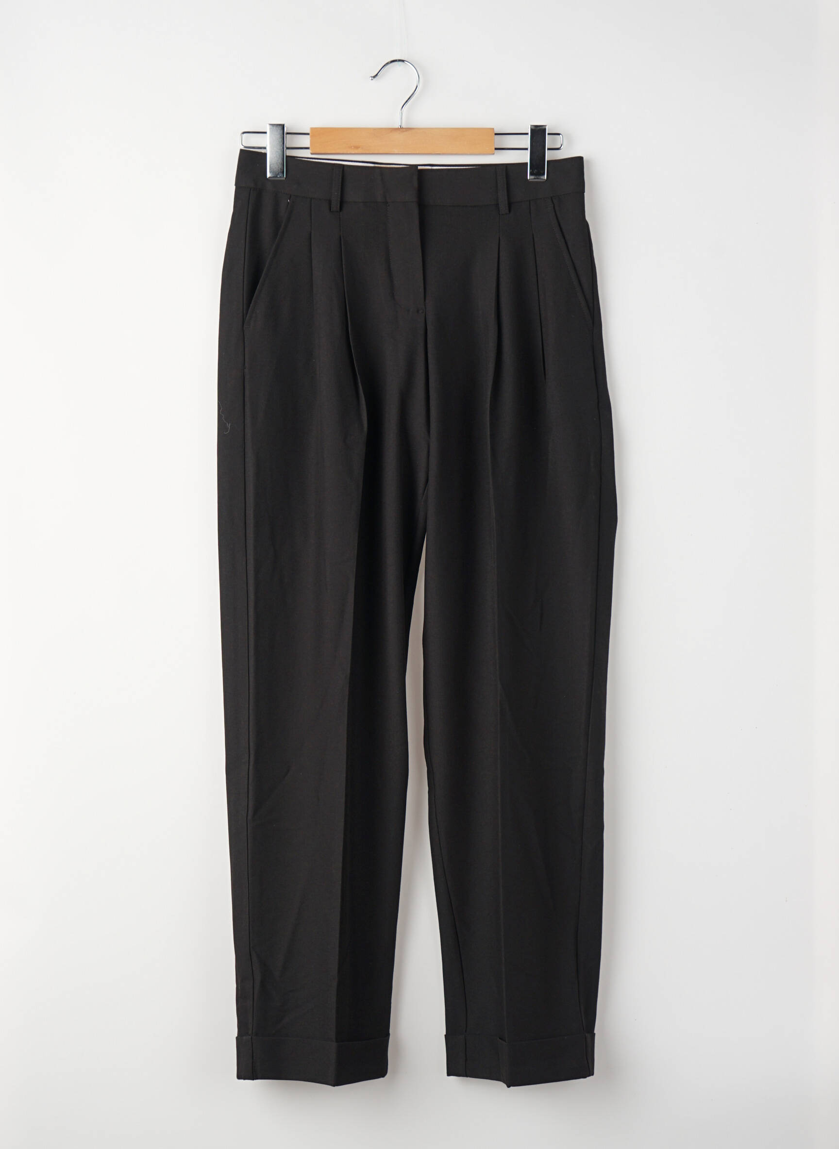 Pantalon droit coupe droite noir JJXX femme
