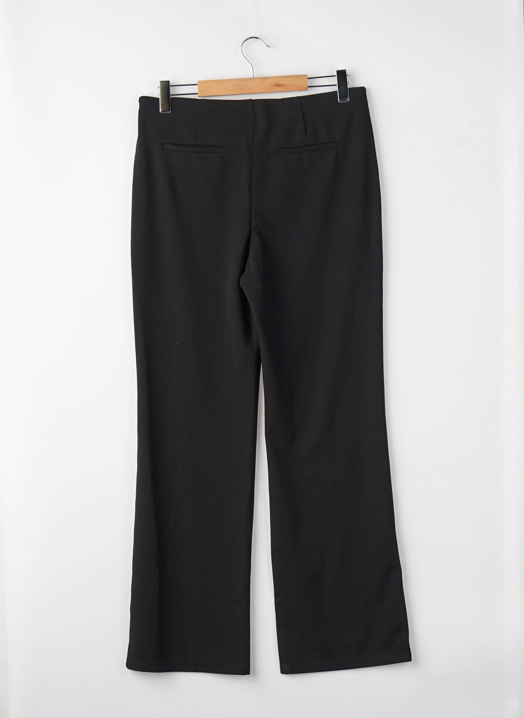 Pantalon droit noir MANGO femme
