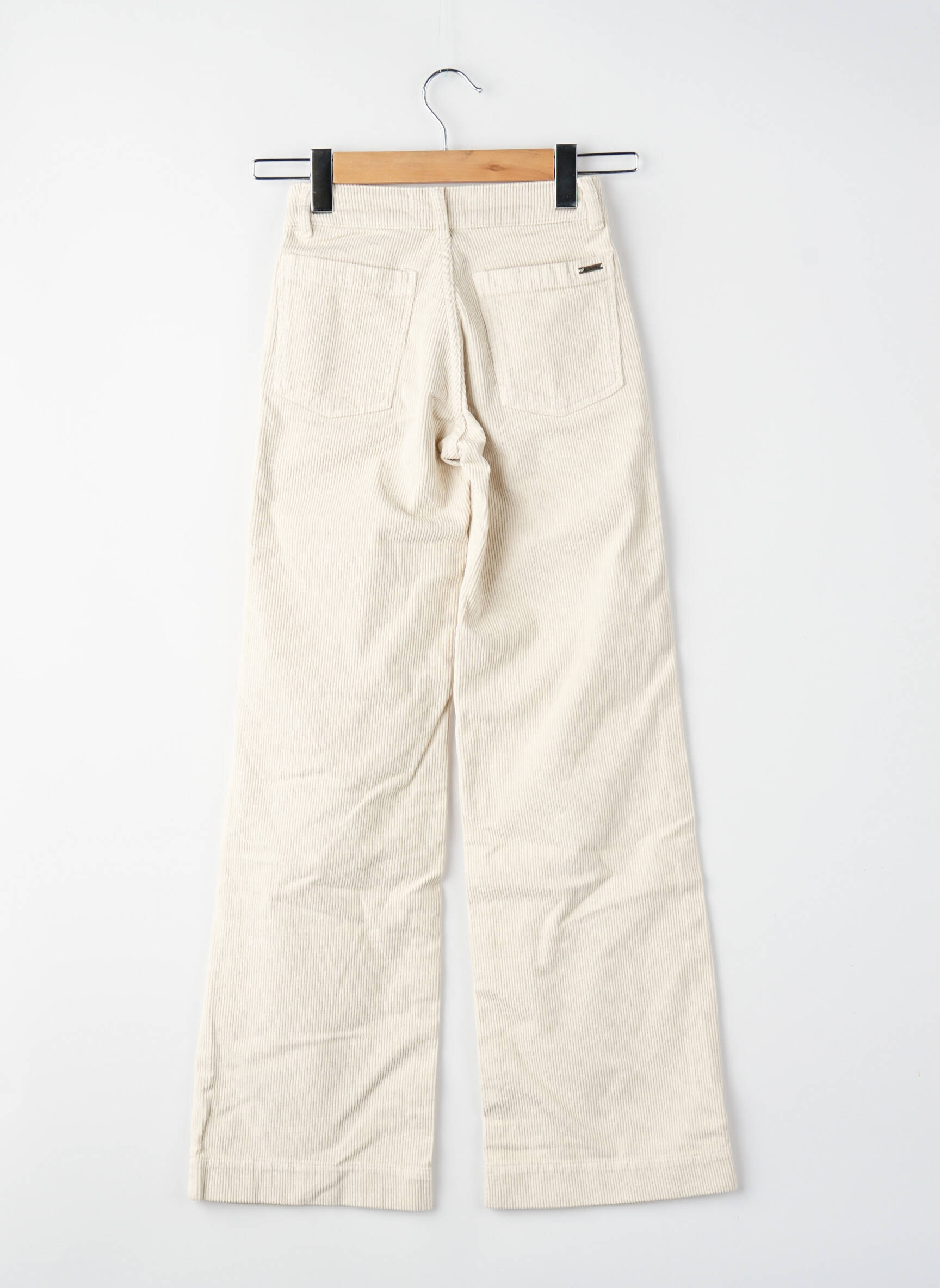 Pantalon droit blanc BROWNIE femme