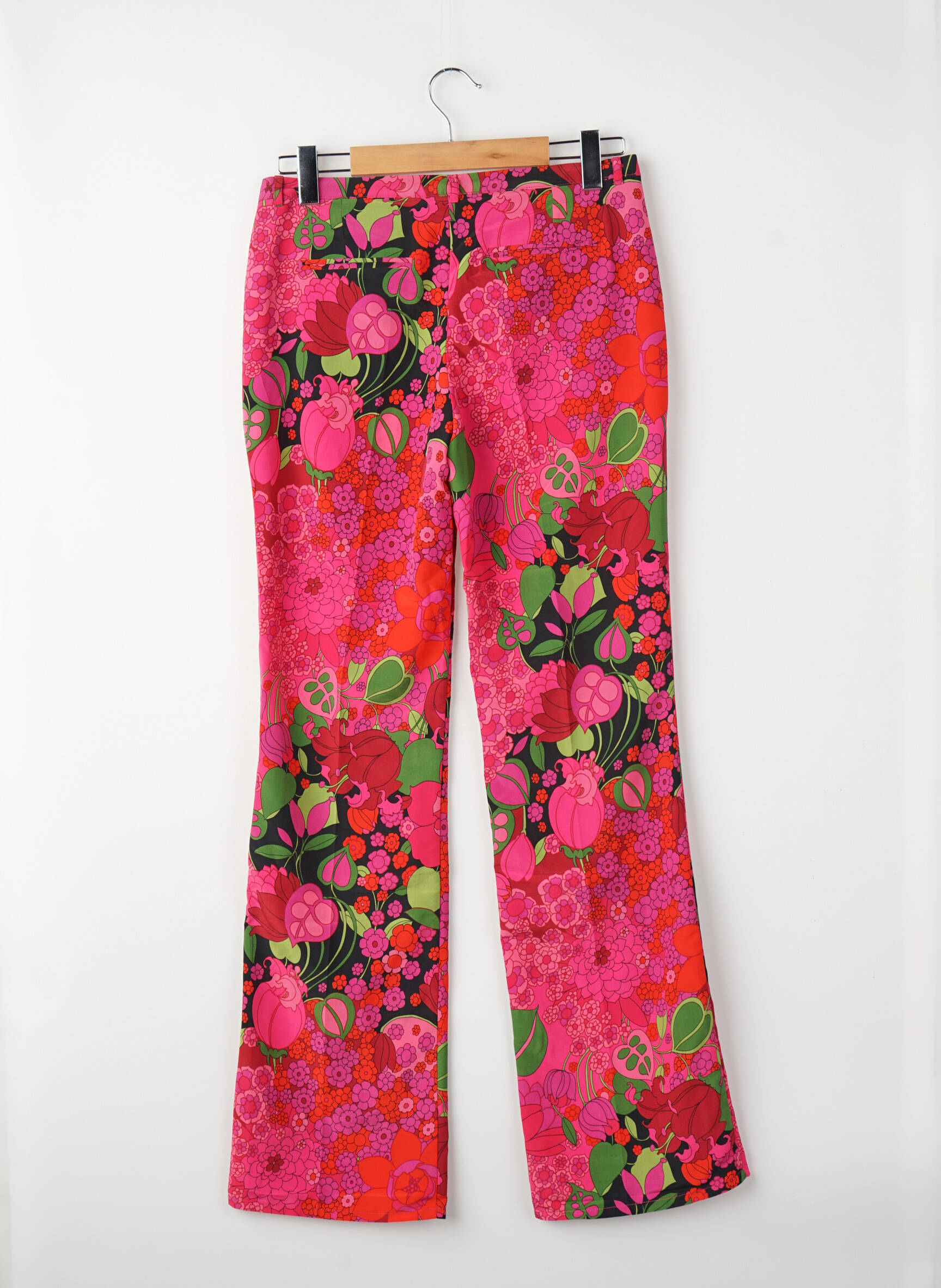 Pantalon droit violet MORGAN femme