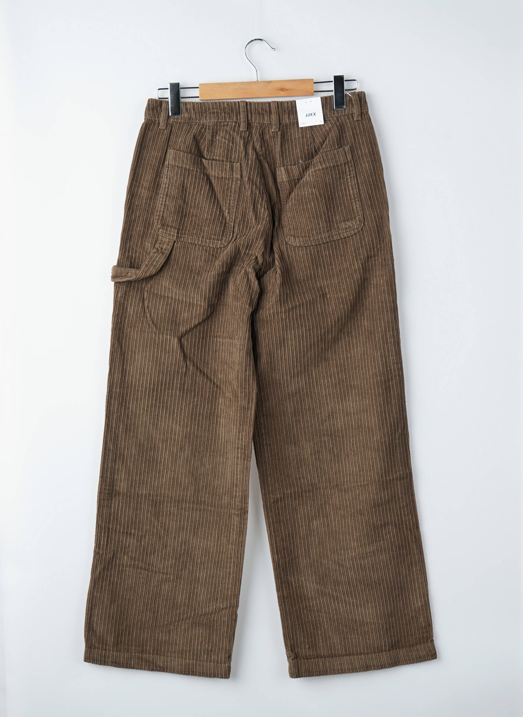 Pantalon droit taille normale taille normale marron JJXX femme