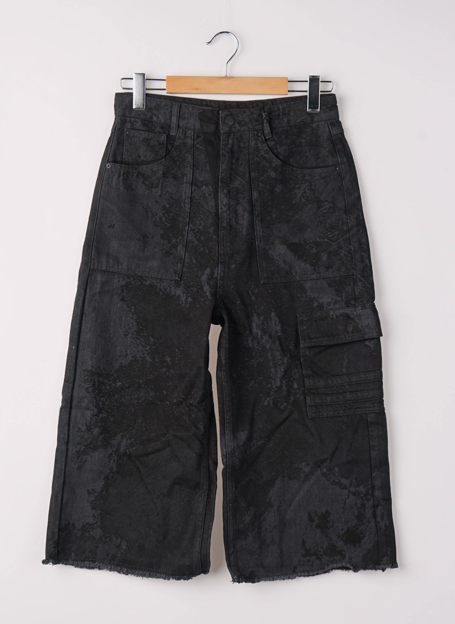 Jeans coupe large noir YOUNG DESIGNERS homme