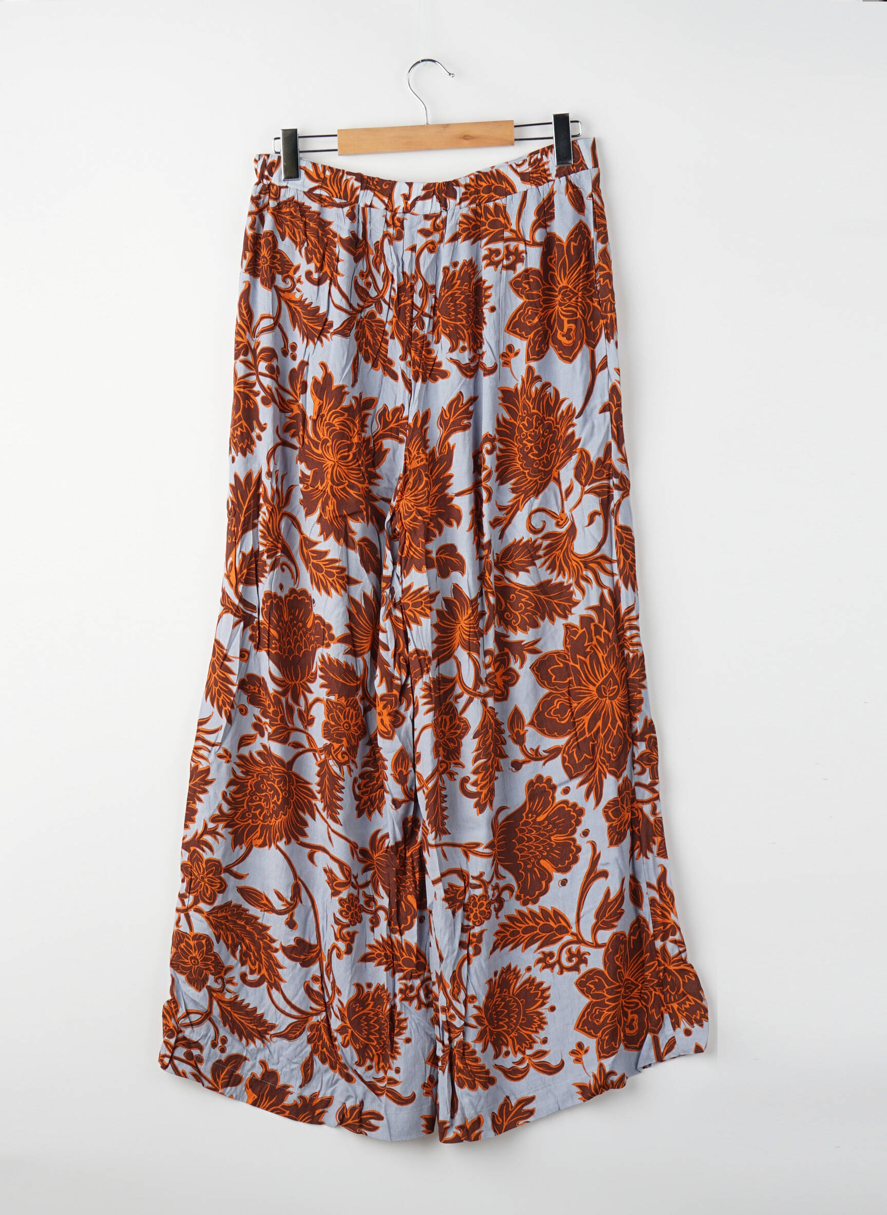Pantalon large coupe large bleu VERO MODA femme