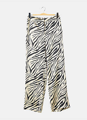 Pantalon droit coupe droite beige VILA femme