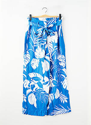 Pantalon droit bleu MANGO femme