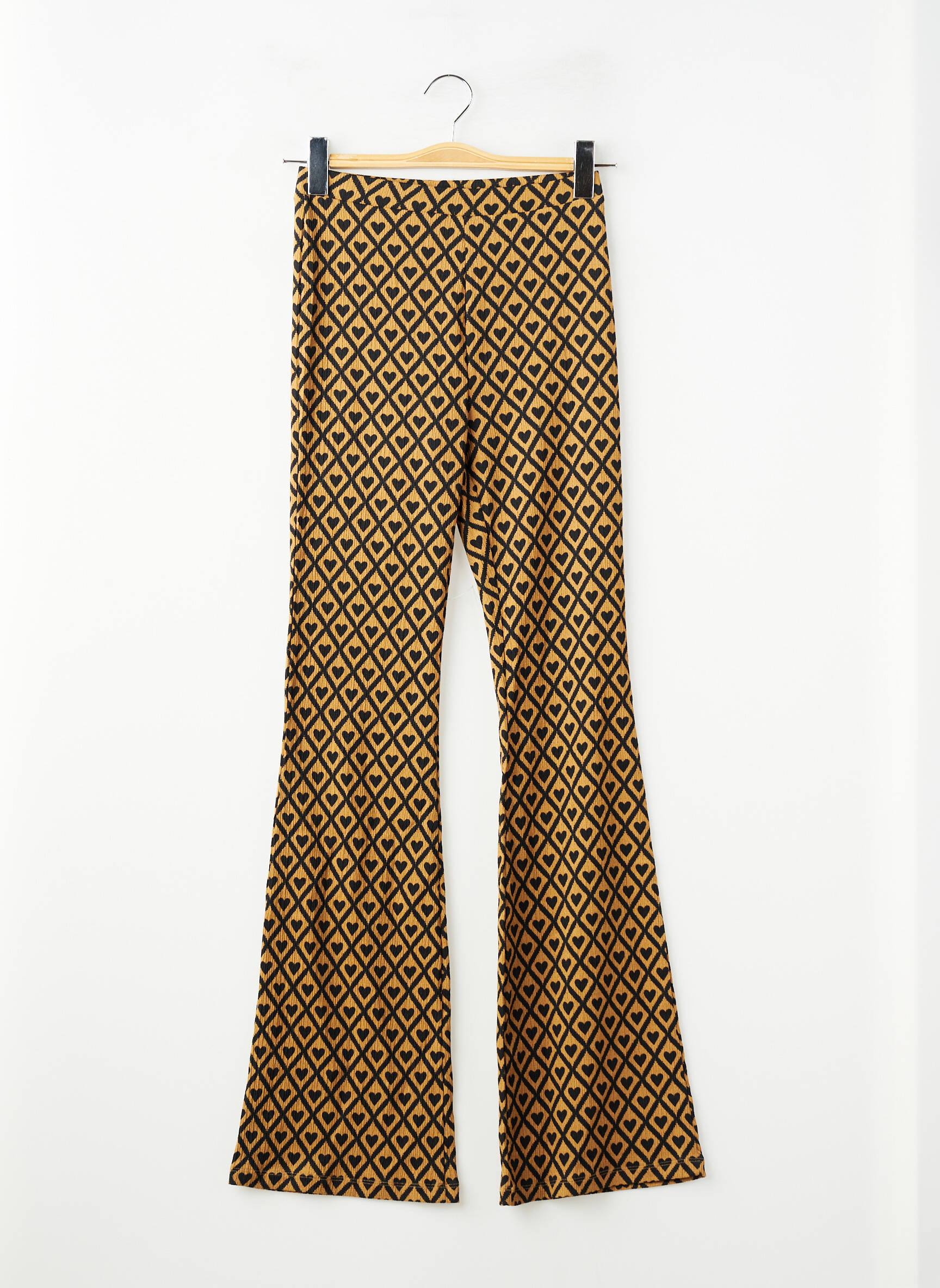 Pantalon flare marron ONLY femme