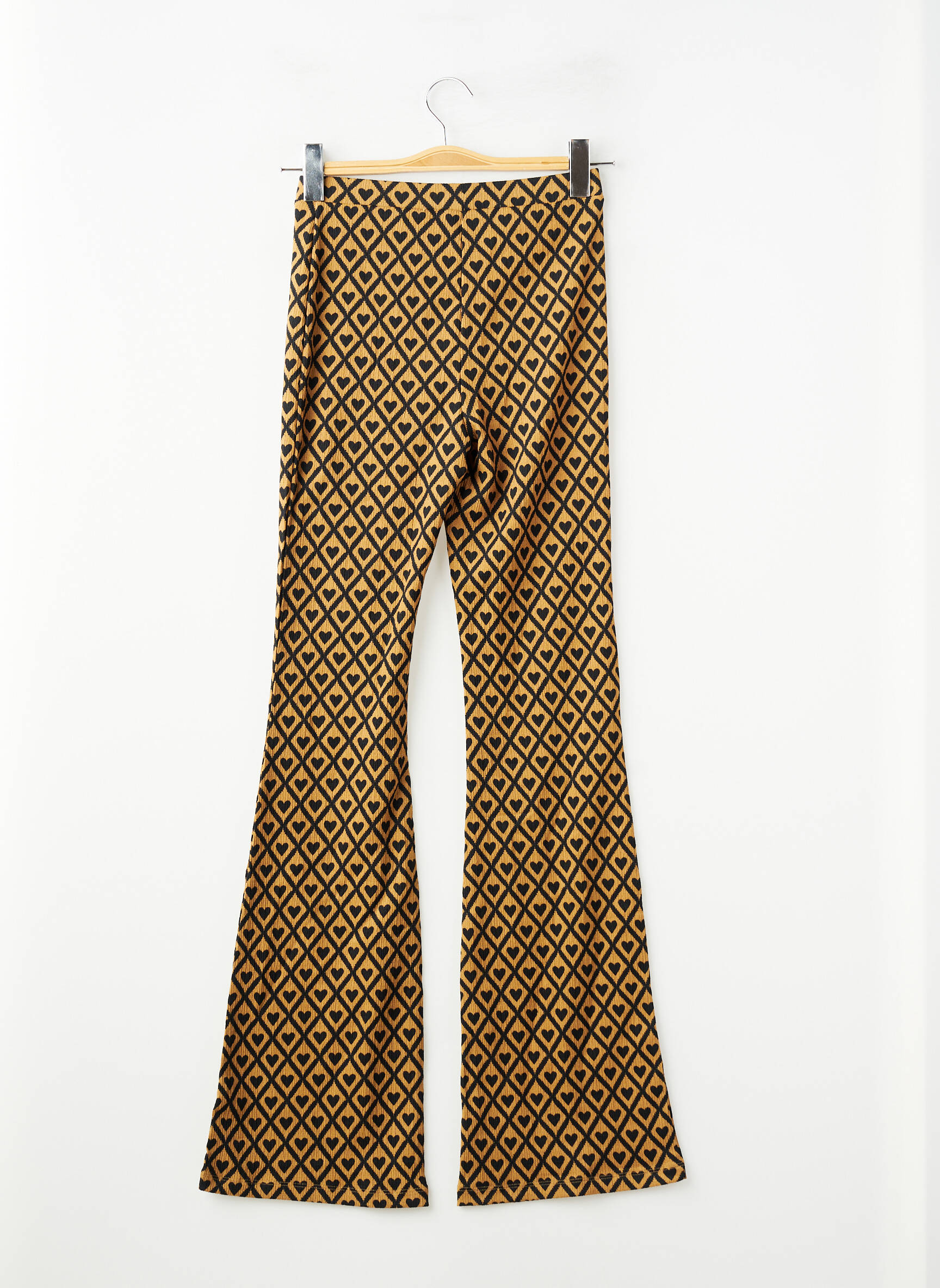Pantalon flare marron ONLY femme