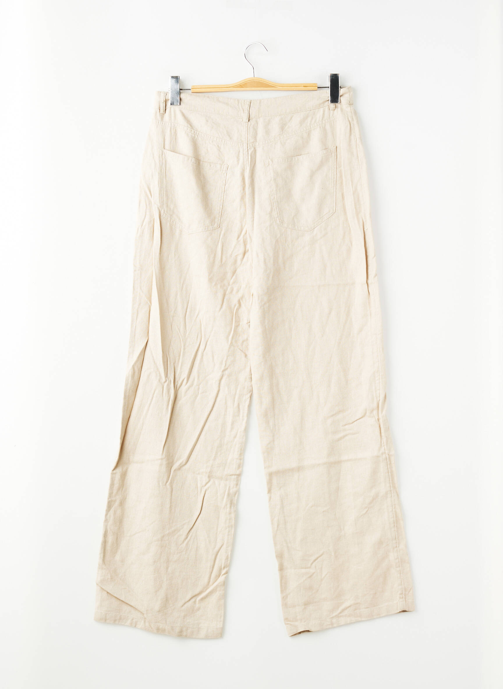 Pantalon droit beige ONLY femme