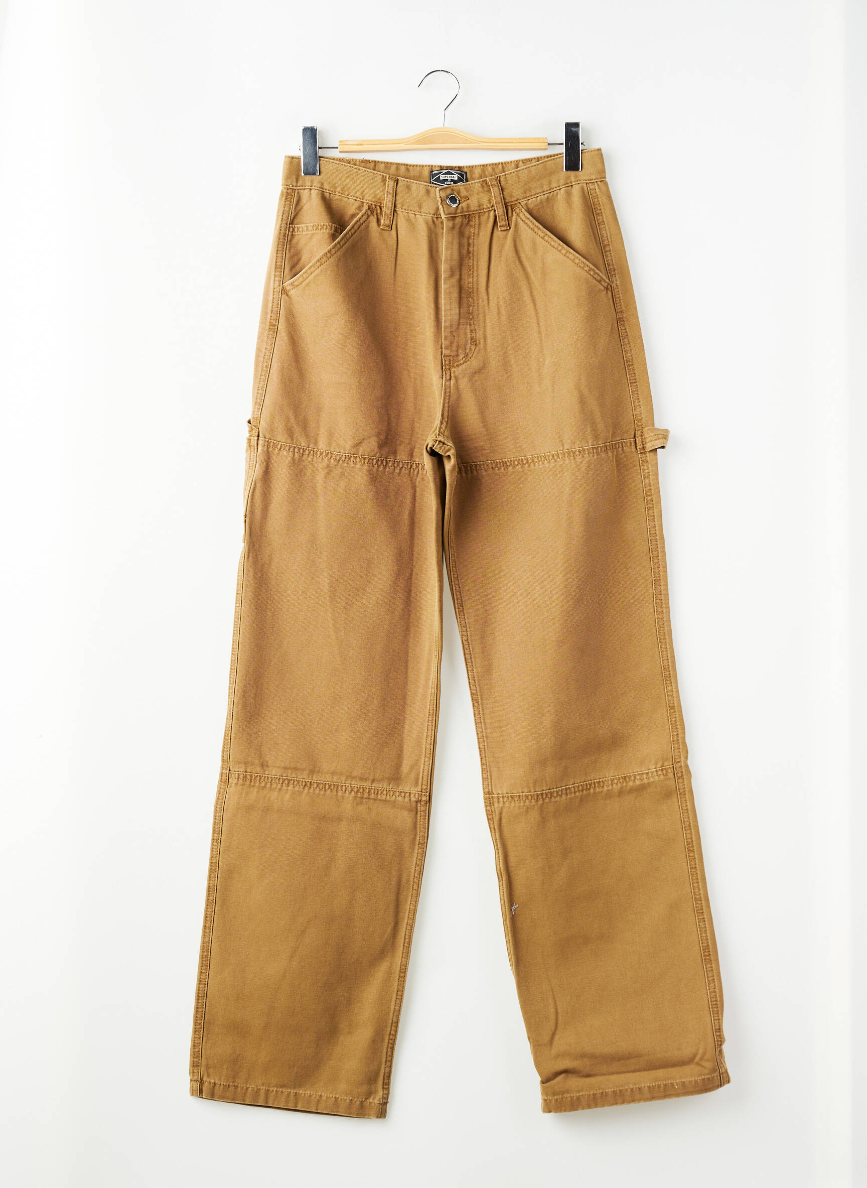 Pantalon cargo beige SUPERDRY femme