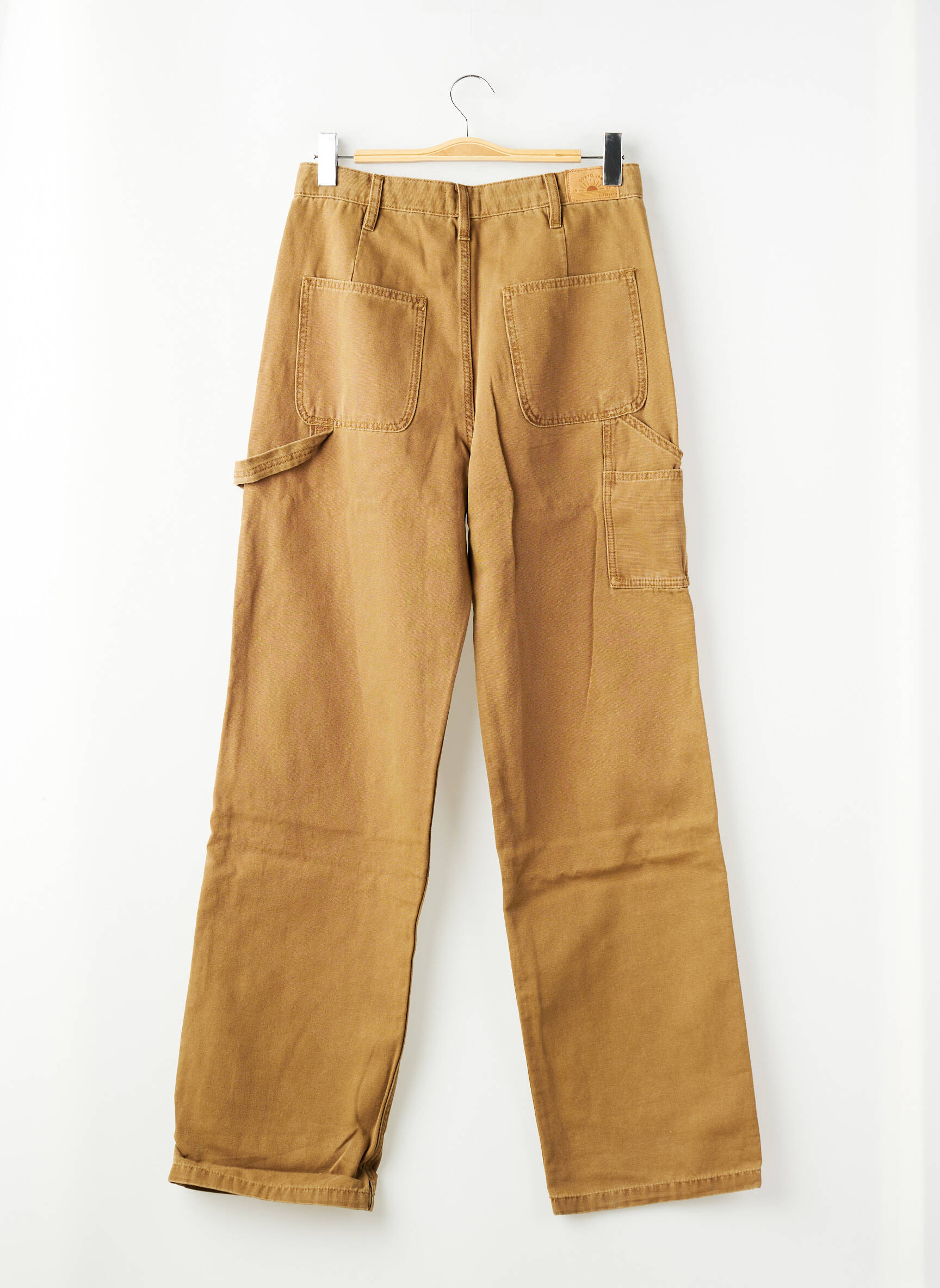 Pantalon cargo beige SUPERDRY femme